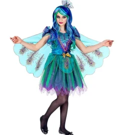 Påfugl Børnekostume