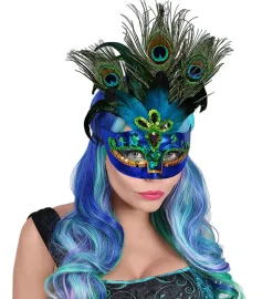 Påfugle Maske