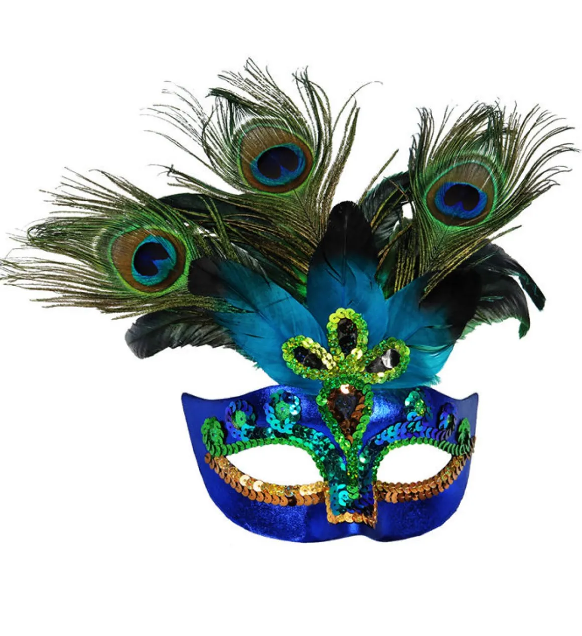 Påfugle Maske