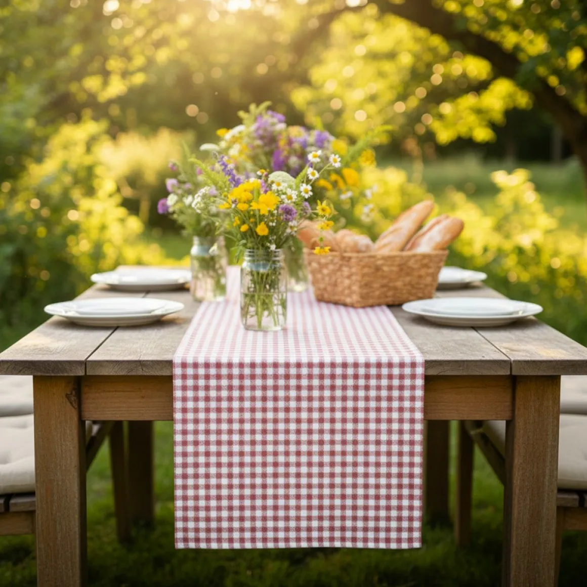 Picnic Bordløber Rød
