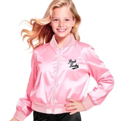 Pink Ladies Satinjakke