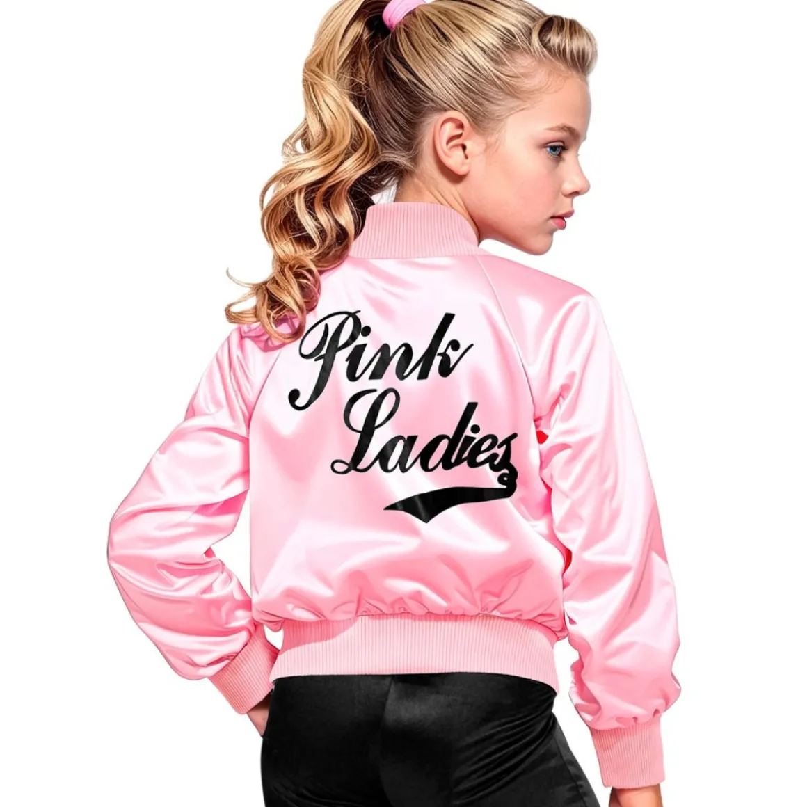Pink Ladies Satinjakke