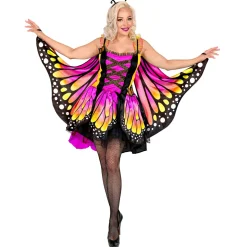 Pink Sommerfugl Kostume