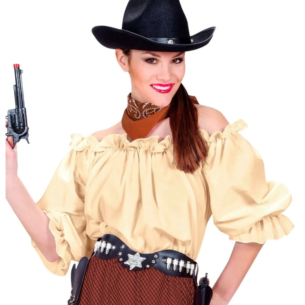 Pirat Bluse Beige
