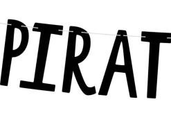 Pirates Party Guirlande Sort