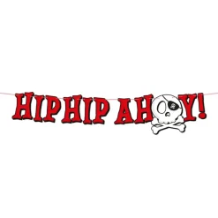 Pirat Hip Hip Ahoy Banner