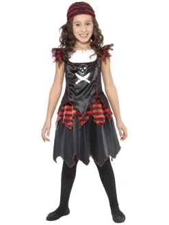 Piratpige Børnekostume