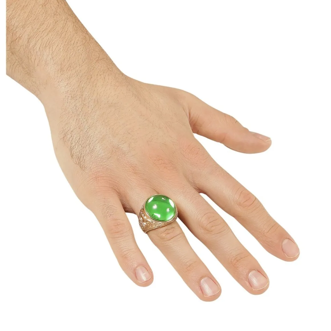 Pirat Ring Grøn/Guld