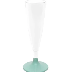 Plast Champagneglas Mintgrøn