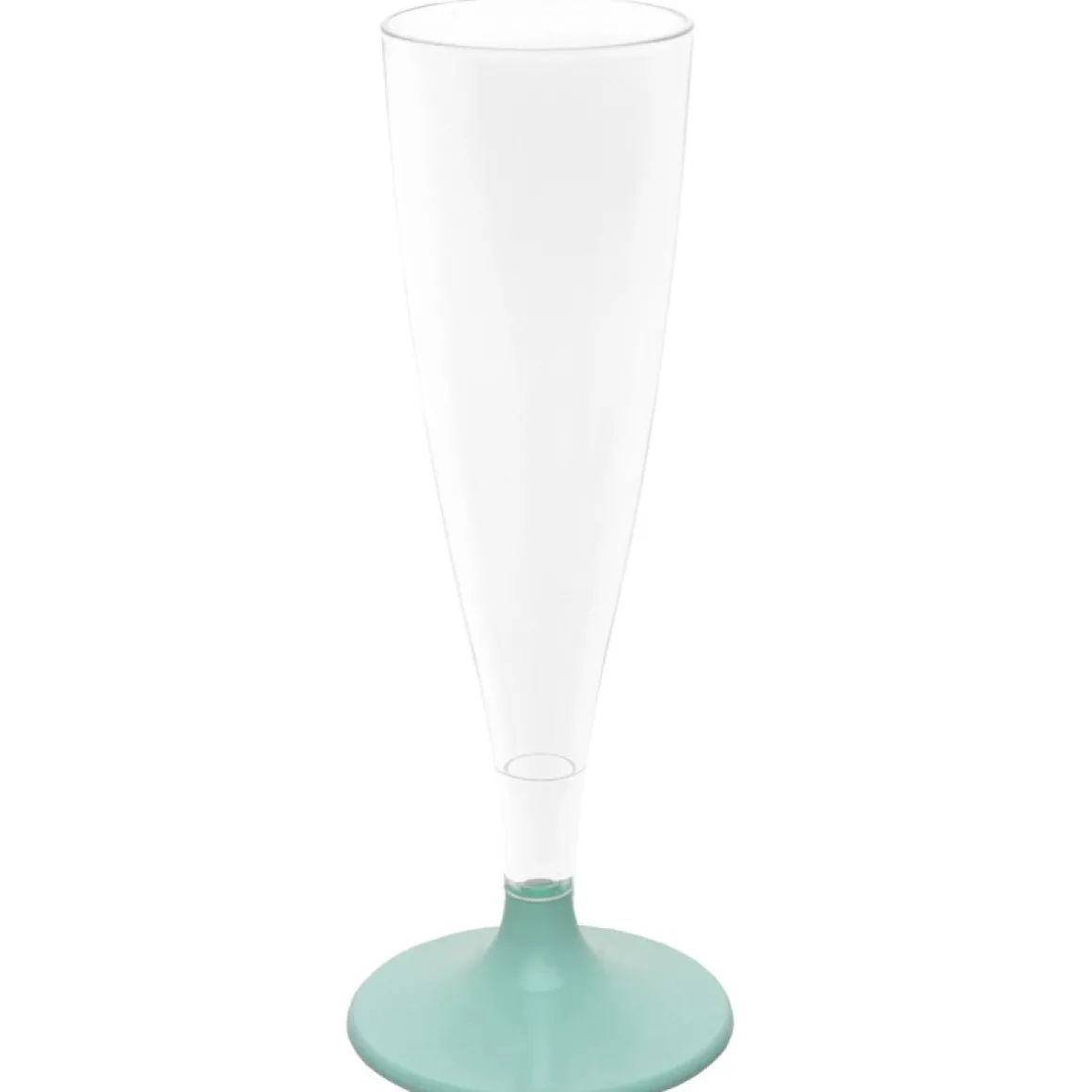 Plast Champagneglas Mintgrøn