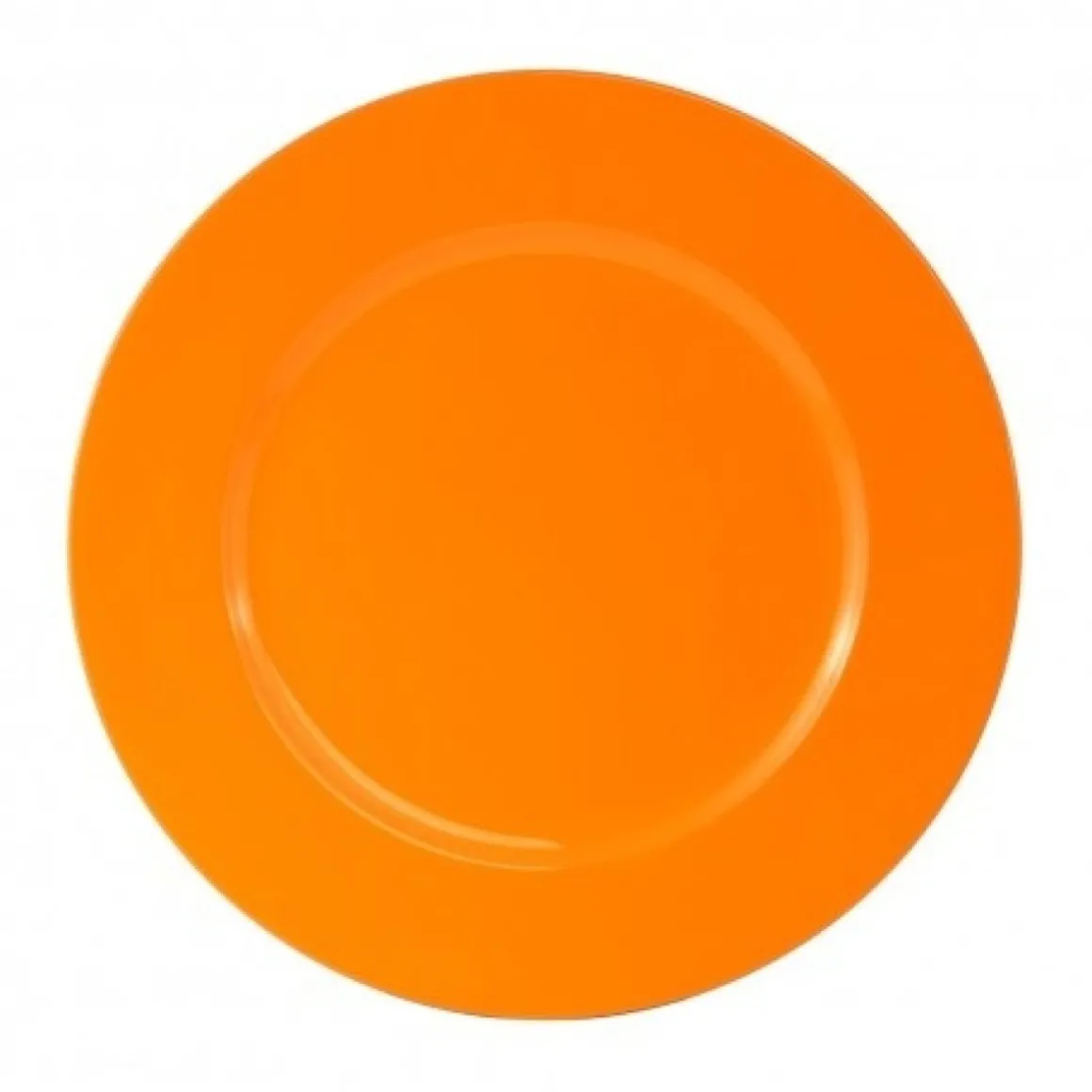 Plast Dækketallerken Orange