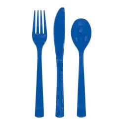 Plastikbestik Blå