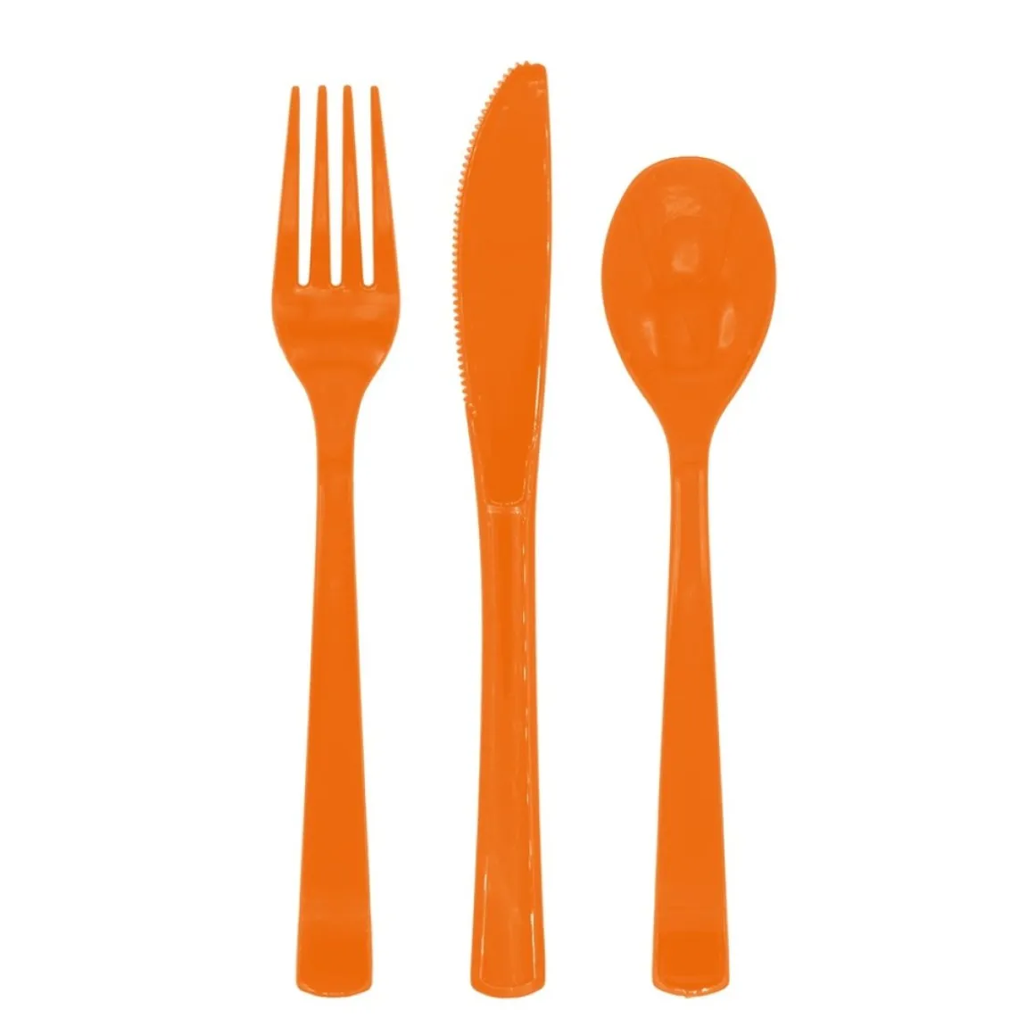 Plastikbestik Orange
