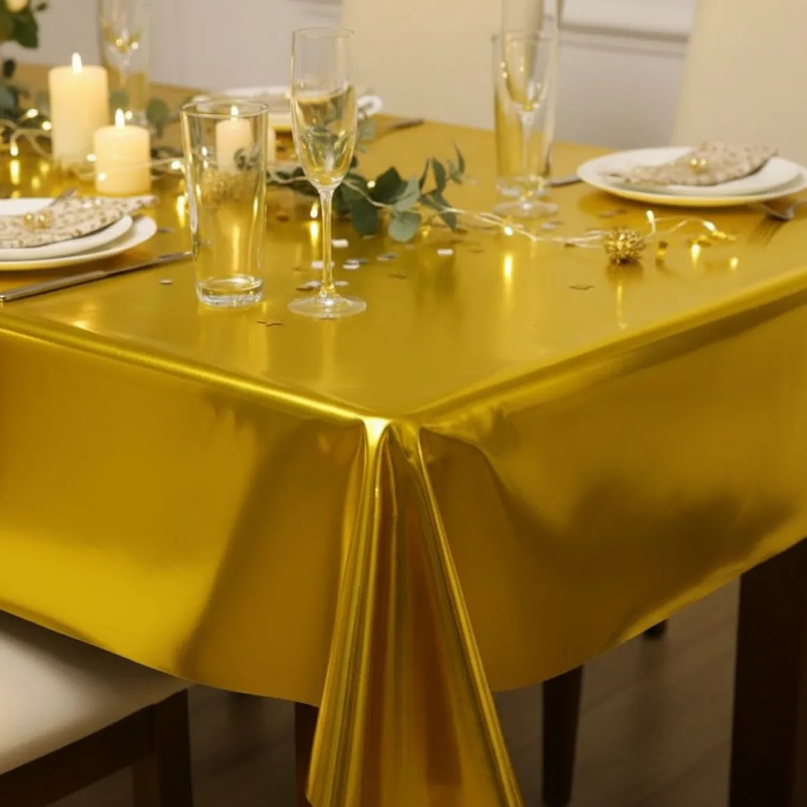 Plastikdug Guld