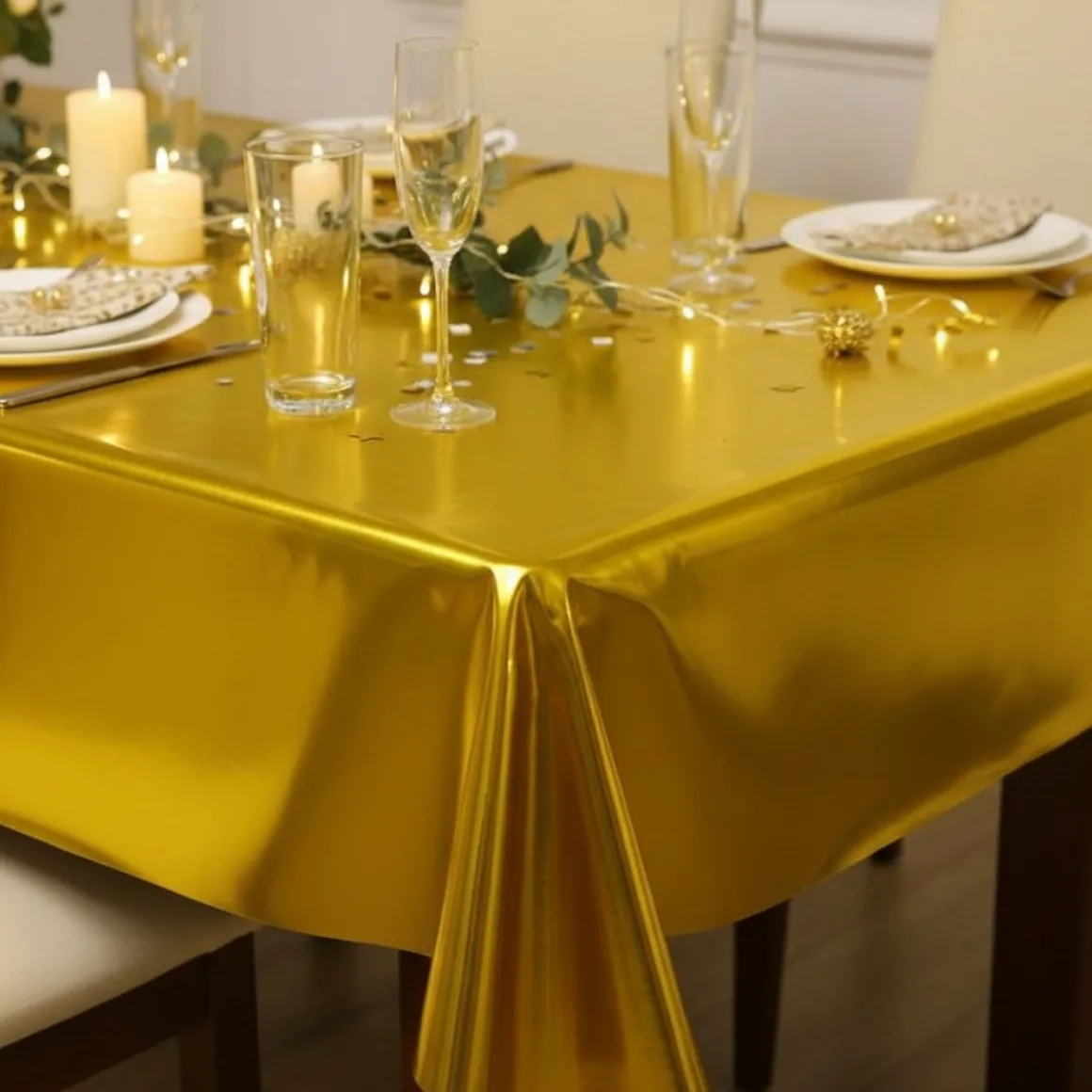 Plastikdug Guld