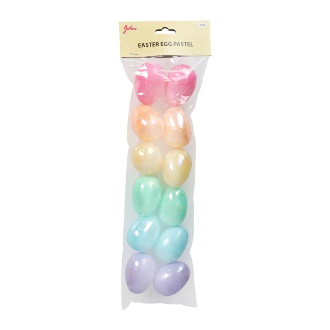 Plast Påskeæg Pastel