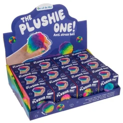Plys Squish Ball Regnbuefarvet