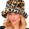 Plys Leopard Bøllehat