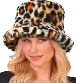 Plys Leopard Bøllehat