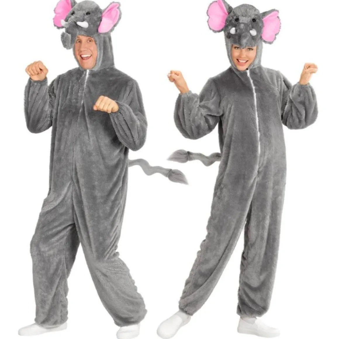 Plysset Elefant Kostume