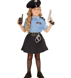 Politipige Børnekostume