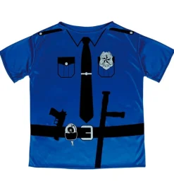 Politi T-Shirt Mørkeblå