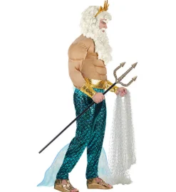 Poseidon Havets Gud Kostume