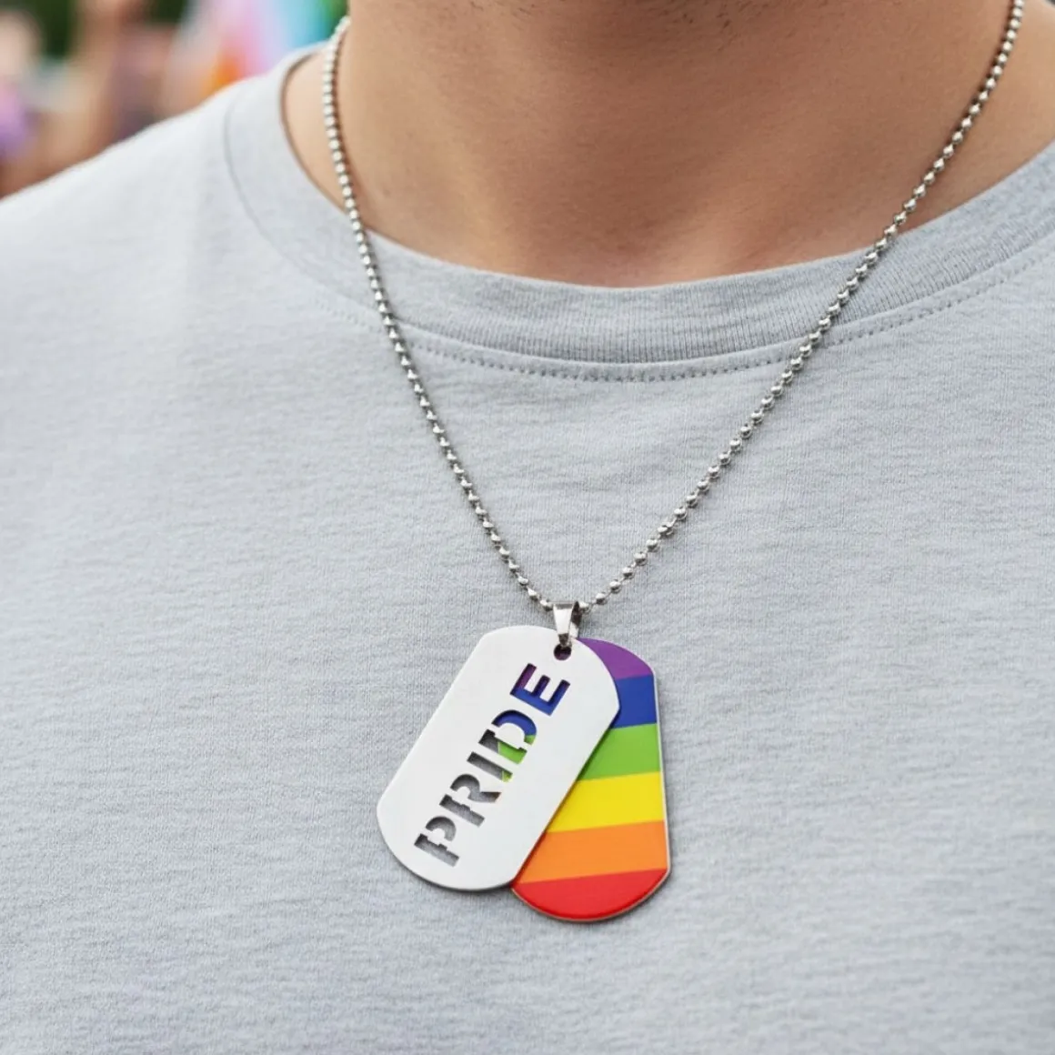 Pride Dogtag Halskæde