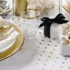 Prikket Organza Bordløber Guld