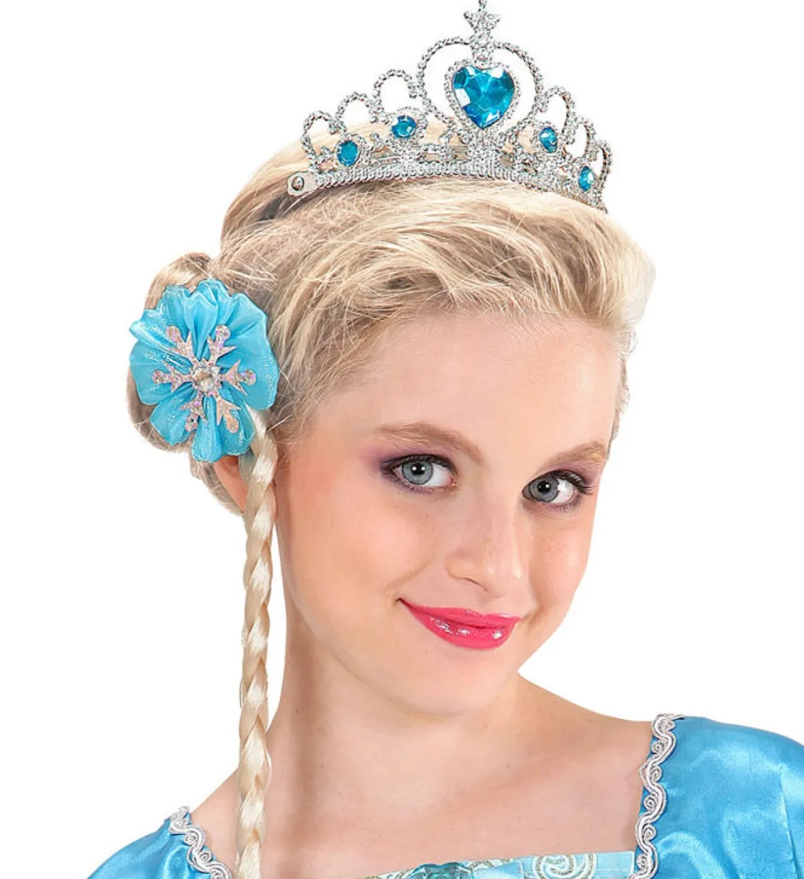 Prinsesse Børnetiara Sølv/Turkis