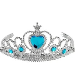 Prinsesse Børnetiara Sølv/Turkis