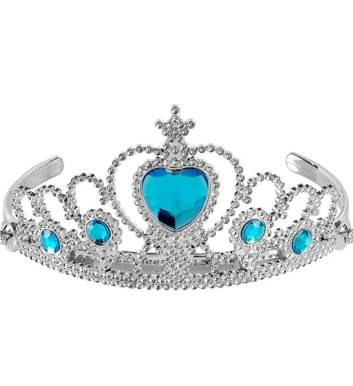 Prinsesse Børnetiara Sølv/Turkis