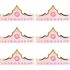 Prinsesse Party Tiaraer Lyserød/Guld