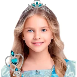 Prinsesse Tiara Sølv/Blå