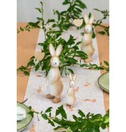 Påskehare Figur Med Blomst