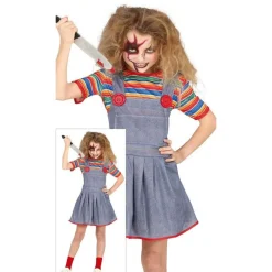 Psykodukke Børnekostume