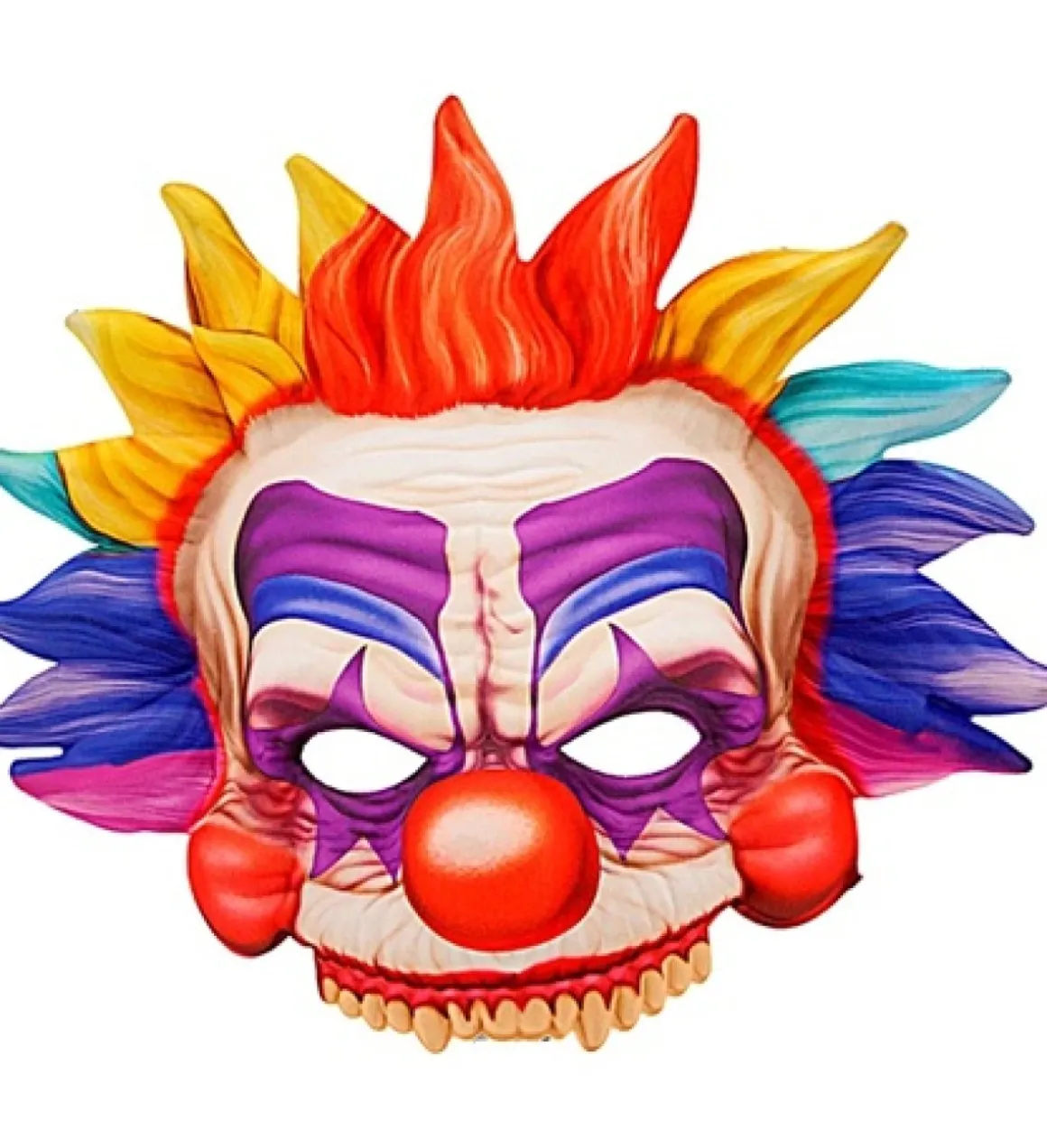 Psykopat Klovn Maske Regnbue