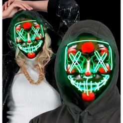 Purge LED Maske Grøn