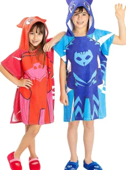 Pyjamasheltene® Kattedreng Poncho Håndklæde Børn