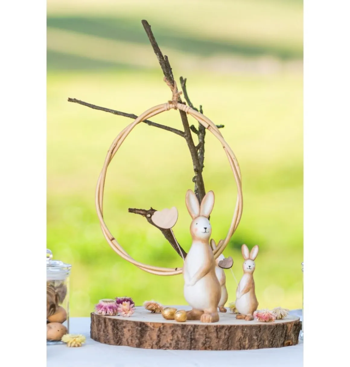 Rattan Æg Ophæng Natur