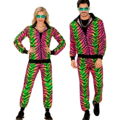 Rave Tiger 80'er Træningsdragt Kostume
