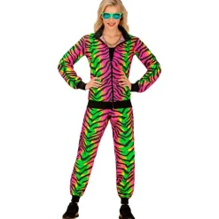 Rave Tiger 80'er Træningsdragt Kostume