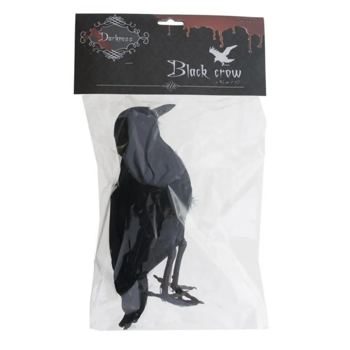 Ravn Dekoration Sort 23 cm