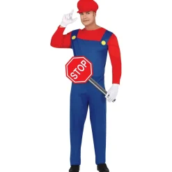 Rød Blikkenslager Kostume