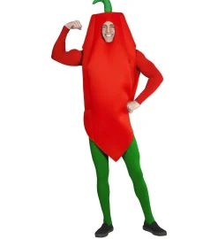 Rød Chili Peber Kostume