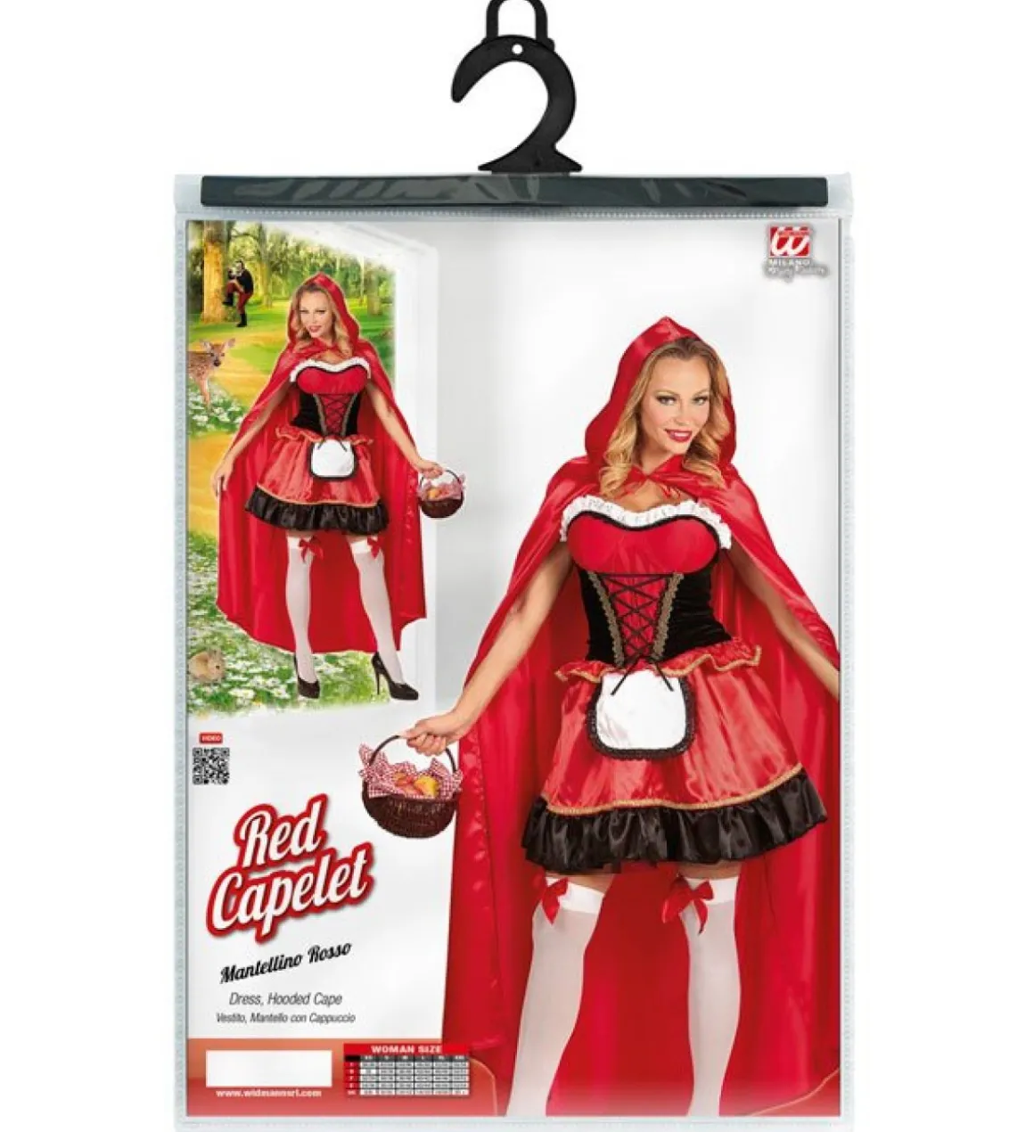 Rødhætte Kostume