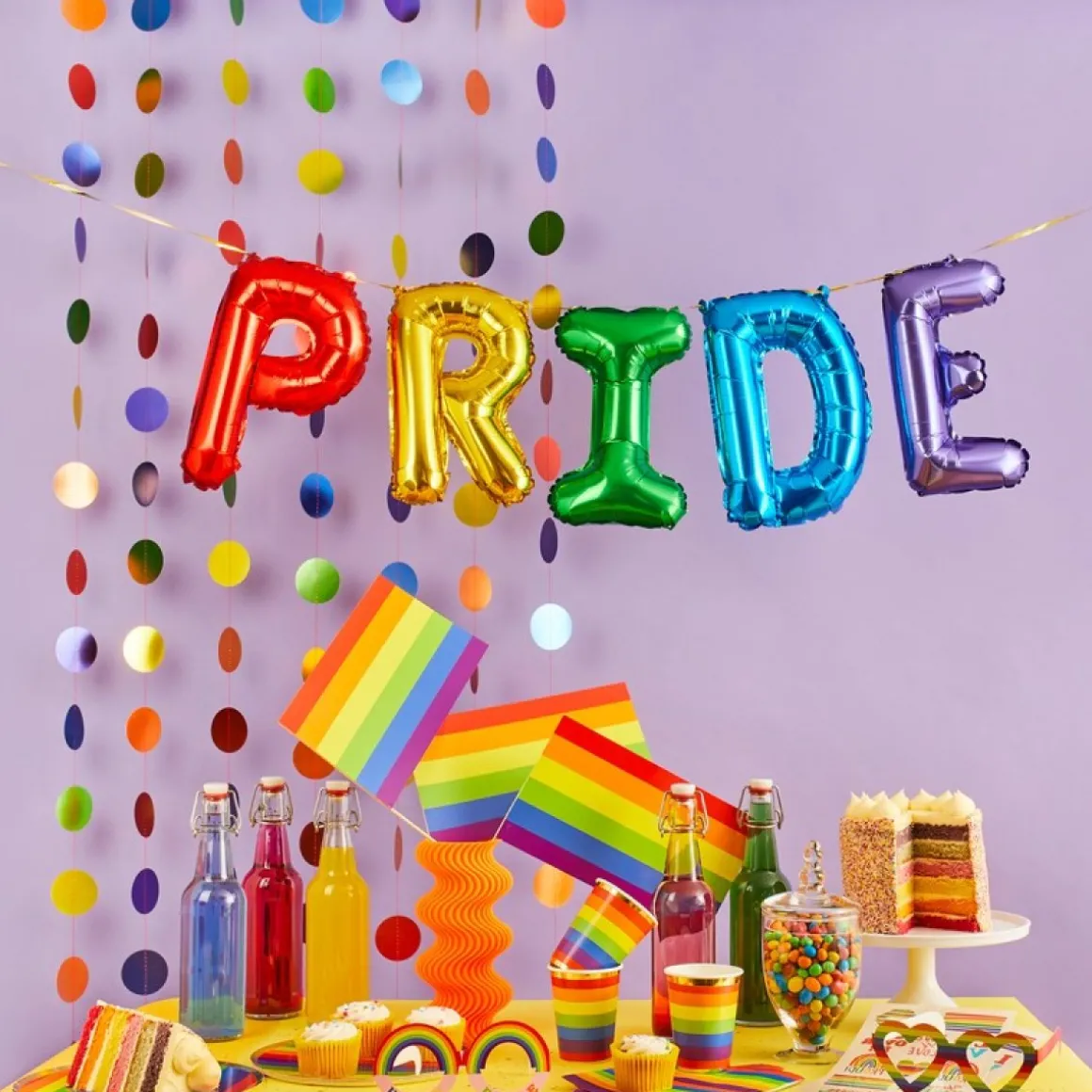 Regnbue Pride Servietter