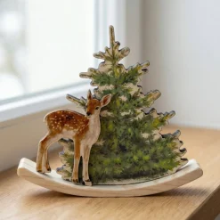 Rensdyr Julepynt I Træ
