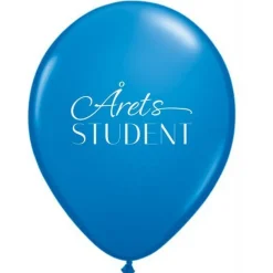 Årets Student Balloner Blå