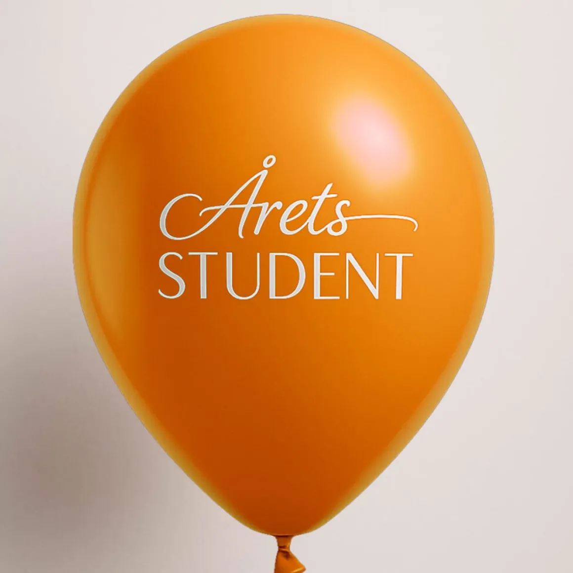 Årets Student Balloner Metallisk Orange